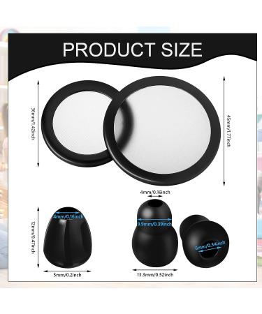 Stethoscope Spare Parts Kit - Replacement & Ear Tips Accessories (Black) - Buy Online on SooperMarket.com