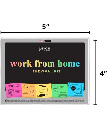Pinch Provisions Work from Home Survival Kit 9 Essentials for Productivity | Compact Multi-Functional Metal Kit | International Shipping Available - Buy Online on SooperMarket.com