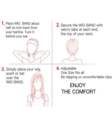 Shop Slip-Resistant Velvet Wig Bands - 2 Pack Adjustable Handle Bands for Women | International Shipping Available - Buy Online on SooperMarket.com
