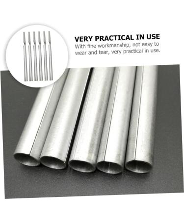 Minkissy 10 STK Pig Hair Blade Holder - Japanese Fish Tweezers & Metal Cleaning Devices for Body Care | Stainless Steel Scraper for Pigs - Buy Online on SooperMarket.com