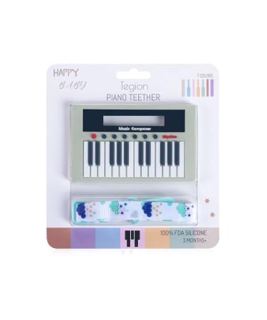 Silicone Piano Teething Toy (Green)