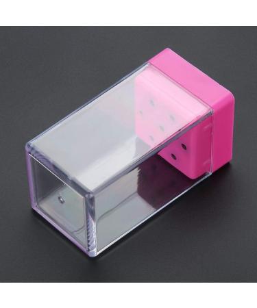 Manicure Tool Organizer Displayer Stand with 7 Slots for Nail Drill Bit Collection (Rose Red) - Buy Online on SooperMarket.com