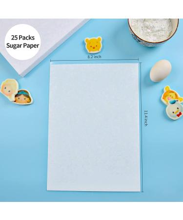 YouTook Edible Frosting Sheets- 25pcs 11.7 x 8.3 A4 Size Edible Paper for Cakes & Cookies - Printable Icing Sheets for Cake Toppers and Decor - Buy Online on SooperMarket.com