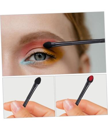 Baluue 40 Pcs Double Eye Shadow Makeup Professional Makeup Brush Eye Shadow Brush Applicator Nylon Black - Buy Online on SooperMarket.com