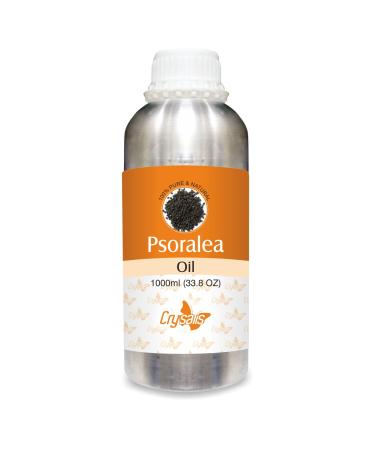 Crysalis Psoralea Pure Carrier Oil (Psoralea corylifolia) Cold Pressed Carrier Oil -1000ml 1.00 l (Pack of 1)