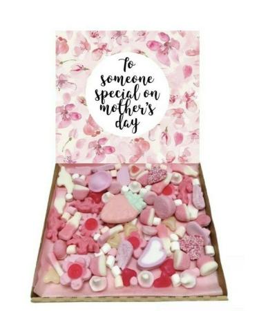 To Someone Special On Mothers Day Pink Candy Pick N mix 300 g Sweet Box Box Hamper Selection box wife Girlfriend Mum Sister