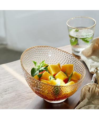 Kitchen Countertop Fruit Rack Fruit Basket Fruit Bowl Fruit Basket Bowl Creative Fruit Plate Phnom Penh Crystal Glass Bowl Living Room Household Diagonal Fruit Basket Nordic Style (Color : Black) - Buy Online on SooperMarket.com