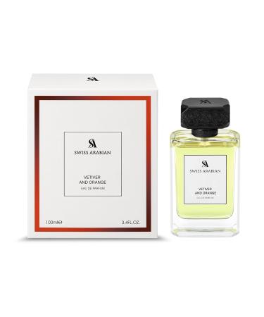 Swiss Arabian Vetiver and Orange for Women - Sophisticated Womens Perfume - Woody Spicy Fragrance with Orange Pepper and Vetiver - 3.4 oz - Buy Online on SooperMarket.com