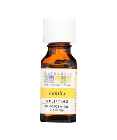 Aura Cacia Vanilla in Jojoba Oil - 0.5 fl oz