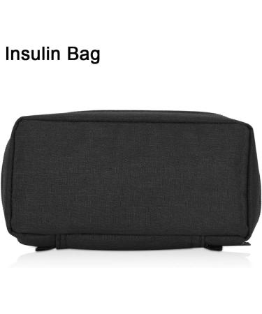 Portable Insulin Cooler Travel Case - Diabetic Supplies Protector Bag in Black - Buy Online on SooperMarket.com
