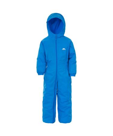 Trespass Kids' Waterproof Drip Drop Outdoor Rain Suit Size 18/24 Cobalt