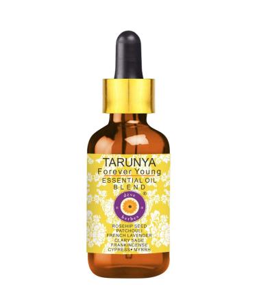 Deve Herbes Tarunya - Forever Young - Anti Ageing Blend of Patchouli Cypress Clary Sage Myrrh Frankincense French Lavender Essential Oils in Chilean Rosehip Oil 15ml (0.50 oz) Tarunya 15ml (0.50 oz )Tarunya