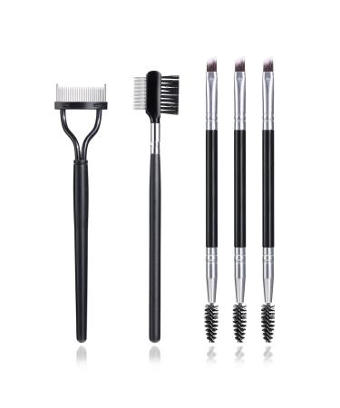 Eyelash Grooming Brush Eyelash Separator Mascara Applicator Eyebrow Comb Brush for Making Up Supplies(5 Pieces)