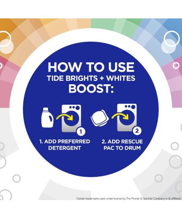 Tide Bright + Whites Rescue Laundry Booster Packs - 27 Count, Packaging May Vary - Buy Online on SooperMarket.com