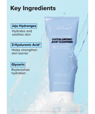 I DEW CARE Hydra Vibes Cleanser | Hyaluronic Acid Foam Vegan & Cruelty-Free Korean Skincare for Glass Skin - 150ml - Buy Online on SooperMarket.com
