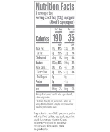 JOLLY TIME Natural Mini's Microwave Popcorn Bags - Gluten Free, Butter Flavor - 3 Pack, 10 Count Boxes - Single Serving Snack Size - Buy Online on SooperMarket.com