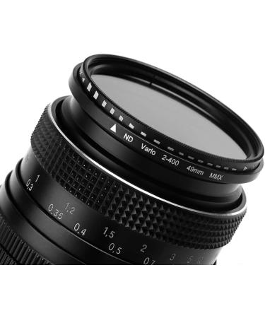 58mm Slim Variable ND Filter | ND2-ND400 Adjustable Neutral Density Lens Filter for Canon Nikon Sony DSLR Camera - Buy Online on SooperMarket.com