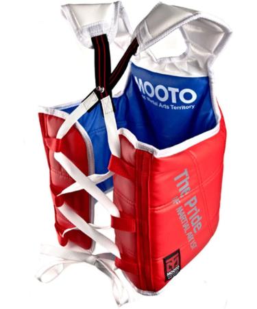 Mooto Korea Taekwondo Reversible Chest Guard - Approved Protector Gear for MMA, UFC, Martial Arts - Kickboxing Gym School - Buy Online on SooperMarket.com