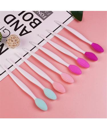 Silicone Double Sides Nose Exfoliator Blackhead Removal Head Face Cleaning Brush Durable and Practical - Buy Online on SooperMarket.com