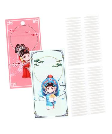 Mikinona Big Eyes 2 Sets 2 Sided Tape Eyelid Lifter Strips for Hooded Eyes Eyelid Strips Beauty Stickers Single Sided