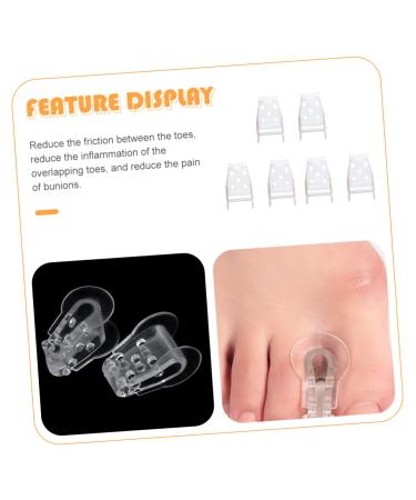 Healeved Nail Gel - 3 Pairs Splitter Thumb Protector Silicone Pedicure Tools - Buy Online on SooperMarket.com