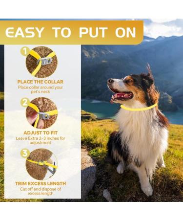 YOTANGO Dog Collar Repellent 1-Pack Dog Collar Repellency Slow Release Pleasant Aroma Waterproof - Yellow - Buy Online on SooperMarket.com