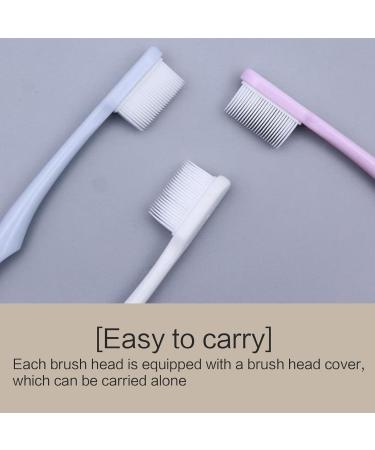 Eco-Friendly Ultrafine Soft Bristle Toothbrush Set for Adults & Children - Travel Size Oral Hygiene - Buy Online on SooperMarket.com