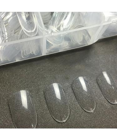 Buy Bodhi2000 500pcs Transparent Oval DIY Artificial French Fake Nails | Best Quality & Fast International Shipping - Buy Online on SooperMarket.com