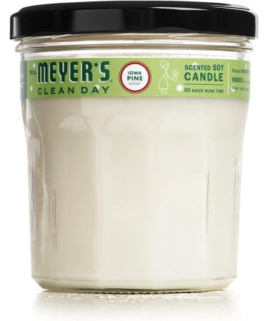 Mrs. Meyer's Iowa Pine Scented Soy Aromatherapy Candle - 35 Hour Burn Time, Essential Oils - 7.2 oz - Buy Online on SooperMarket.com