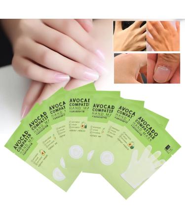 7pcs Moisturizing Hand Mask - Skin-Friendly Nourishing Care for Rough & Damaged Hands | Anti-Dry Treatment - Buy Online on SooperMarket.com