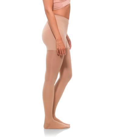 Jomi Compression Pantyhose Women 20-30mmHg Sheer Closed Toe - X-Large Natural - Buy Online on SooperMarket.com