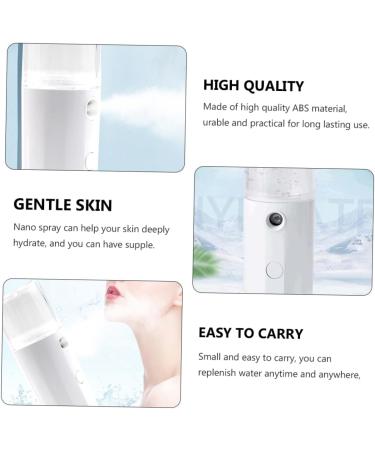 minkissy 1pc Hydrating Instrument Nano Facial Mister Cool Facial Mister Face Moisturizing Skin Humidifier Skin Moistener Steamer White Spray Abs - Buy Online on SooperMarket.com