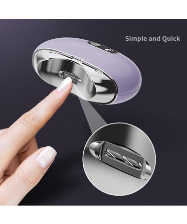 BEALIFE Automatic Nail Trimmer With UV Disinfection At Home Automatic Nail Fingernail ABS Electric Nail Clip Professional Nail White - Buy Online on SooperMarket.com