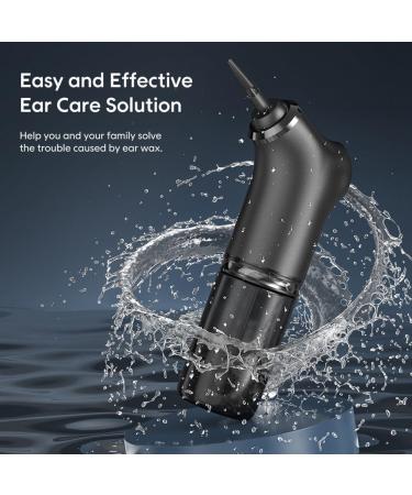 Mootlry Electric Ear Removal Kit Powered Ear Cleaning Kit Ear Cleaning Kit with 4 Pressure Ear Removal Tool for Adults Black - Buy Online on SooperMarket.com