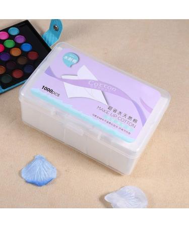 1000PCS Cotton Cosmetic Cleaning Pads - Soft Makeup Removal & Skin Care with Storage Box | International Shipping Available - Buy Online on SooperMarket.com