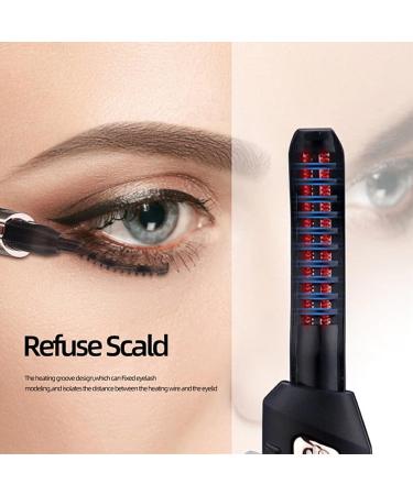 Dajidafu Heated Eye Lash Curler Electric 3 Modes Quick Heating Rechargeable Eyelashes Roller Device Long-lasting Styling - Buy Online on SooperMarket.com
