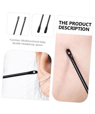 100pcs Double Head Ear Spoon Cotton Swabs - Multifunctional Ear Cleaning Tool - Baby Safe Cotton Buds for Gentle Ear Care - Buy Online on SooperMarket.com