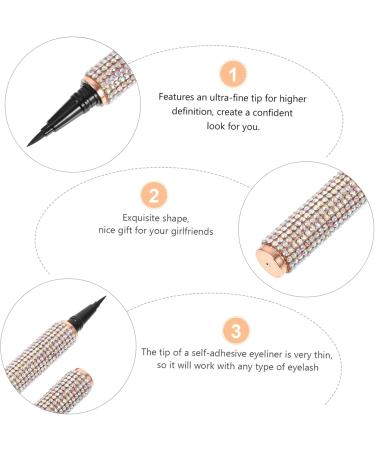 Angoily 1pc Eyeliner Fake Eyelashes Fake Lashes Magnetic Eyelashes Liner Ink Cosmetic Accessory Diamond - Buy Online on SooperMarket.com