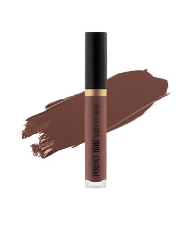 Black Radiance Perfect Tone Matte Liquid Lipstick Lip Cr me Naughty Brown Naughty Brown 0.17 Fl Oz (Pack of 1)