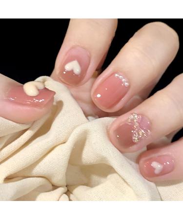 Buy SANWOOD 50Pc 3D Nail Art Bowknot Ornaments | Aurora Shiny Resin Glitter Rhinestones for DIY Manicure - International Shipping Available - Buy Online on SooperMarket.com