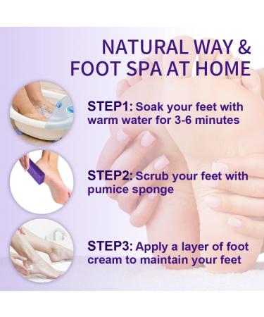 Disposable Pedicure Scrubber Callus Remover Pumice Stone - Purple Coarse, Pack of 40 (3.15x1.34x0.47 Inch) - Foot Care Essential - Buy Online on SooperMarket.com