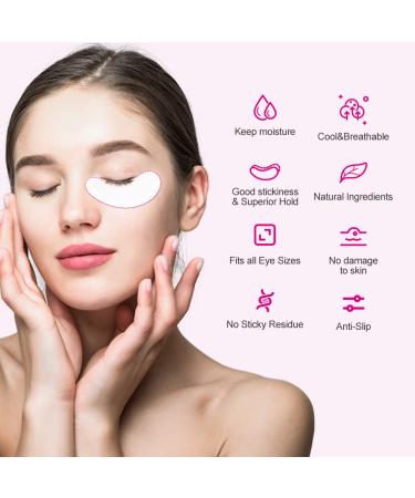 Lunamoon Eye Pads for Eyelash Extensions - 100 Pairs Eyelash Coloring & Lifting Gel Patches for Perfect Extensions - Buy Online on SooperMarket.com