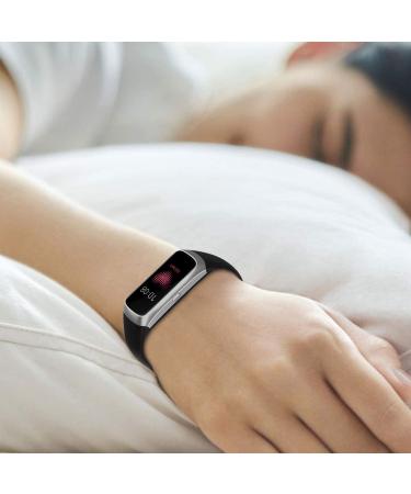 Adjustable Soft Silicone Band for Samsung Galaxy Fit SM-R370 - 1 Pack Black - Buy Online on SooperMarket.com