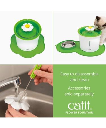 Catit Senses 2.0 Flower Fountain | Green Cat Drinking Water Fountain - Buy Online on SooperMarket.com