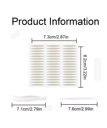 XPEX 480 Pieces Droopy Eyelid Stripes | Double-Sided Invisible Eyelid Tapes for Instant Lift - Buy Online on SooperMarket.com