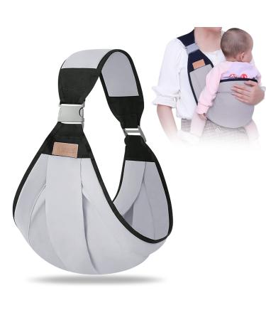 Hengbird baby carrier newborn from birth baby sling adjustable baby carrier wrap with thick shoulder straps quickly drying baby carrier newborn from birth for babies from 0 to 36 months
