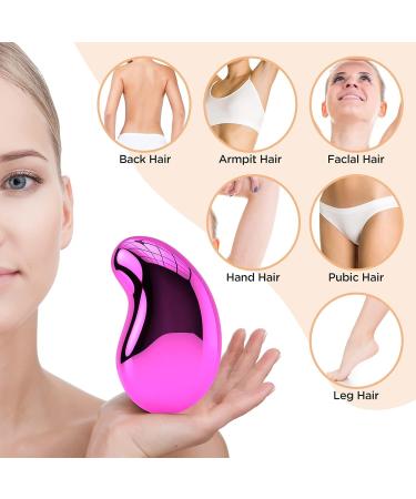 Utring Crystal Hair Eraser - Magic Hair Remover for Women and Men | Hair Removal Tool for Arms, Legs, Back | Fast, Reusable, Washable, Portable Epilator (Red) - Buy Online on SooperMarket.com