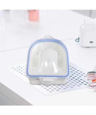 Harilla Professional Nail Soaking Bowl Nail Art Tool Thickened Double Layer Gel Nail Polish Remover Bowl for Nails Spa Blue - Buy Online on SooperMarket.com