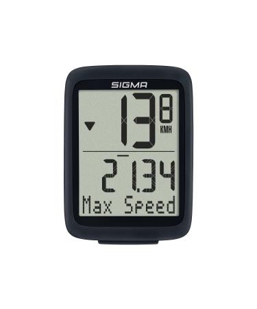 Sigma Sport BC 10.0 WL |Wireless bicycle computer with numerous functions |Bike computer for the highest demands |Easily operated with large buttons and a clear presentation single