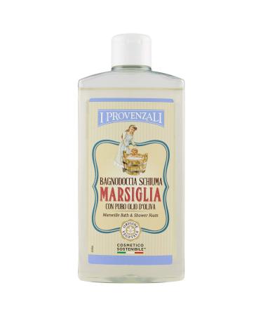"Bagno Schiuma Marsiglia" Marseille Shower Gel with Pure Olive Oil * 13.5 Fluid Ounce (400ml) Bottle * Italian Import